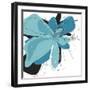 Tiffany Blue Floral Two-Jan Weiss-Framed Art Print