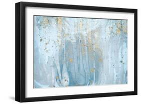 Tiffany Blue. Natural Luxury. Style Incorporates the Swirls of Marble or the Ripples of Agate for A-CARACOLLA-Framed Art Print