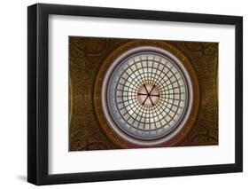 Tiffany Dome in Chicago Cultural Center-Steve Gadomski-Framed Photographic Print