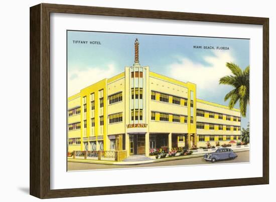 Tiffany Hotel, Miami Beach, Florida-null-Framed Art Print