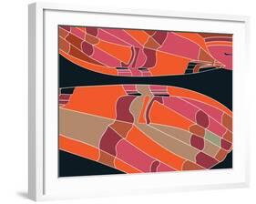 Tiffany Sherbet-Belen Mena-Framed Giclee Print