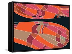 Tiffany Sherbet-Belen Mena-Framed Stretched Canvas