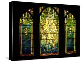 Tiffany Stained Glass Window-null-Stretched Canvas