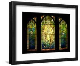 Tiffany Stained Glass Window-null-Framed Photographic Print