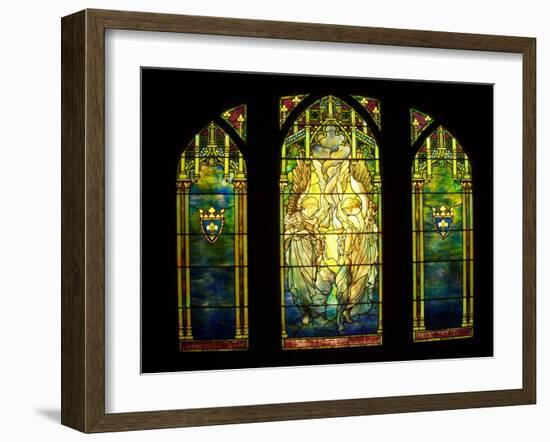 Tiffany Stained Glass Window-null-Framed Photographic Print