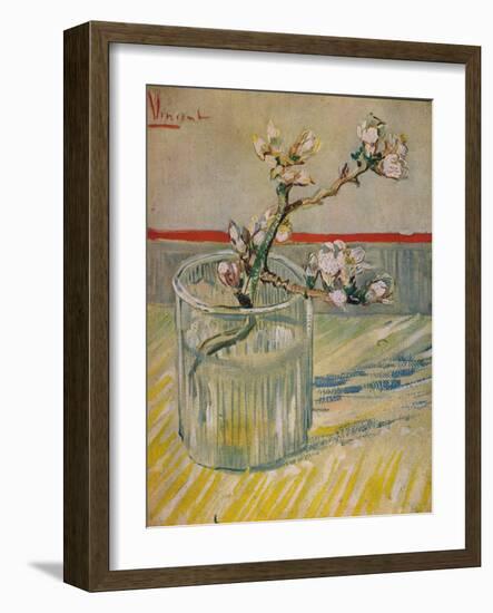 'Tige Fleurie D'Amandier', 1888-Vincent van Gogh-Framed Giclee Print