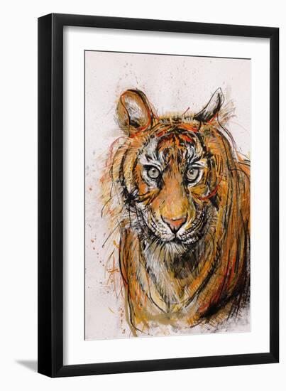 Tiger, 2013 (Pastel)-Faisal Khouja-Framed Giclee Print