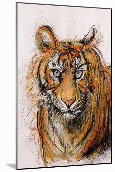 Tiger, 2013 (Pastel)-Faisal Khouja-Mounted Giclee Print
