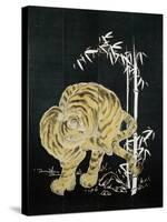 Tiger and Bamboo-null-Stretched Canvas