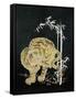 Tiger and Bamboo-null-Framed Stretched Canvas