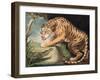 Tiger and Crocodile, Engraved by Charles Turner (1773-1857), Pub. by James Daniell and Co., 1799-James Northcote-Framed Giclee Print