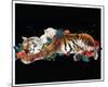 Tiger And Cub-Nancy Tillman-Mounted Art Print