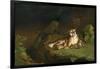 Tiger and Cubs-Jean Leon Gerome-Framed Premium Giclee Print