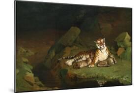 Tiger and Cubs-Jean Leon Gerome-Mounted Art Print