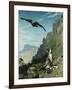 Tiger and Vulture-Jean Leon Gerome-Framed Giclee Print