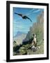 Tiger and Vulture-Jean Leon Gerome-Framed Giclee Print