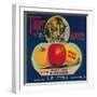 Tiger Apple Crate Label - Watsonville, CA-Lantern Press-Framed Art Print