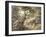 Tiger Attacking a Cattle Train-Samuel Howitt-Framed Giclee Print