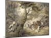 Tiger Attacking a Cattle Train-Samuel Howitt-Mounted Giclee Print