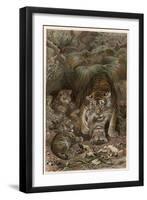 Tiger by Alfred Edmund Brehm-Stefano Bianchetti-Framed Giclee Print