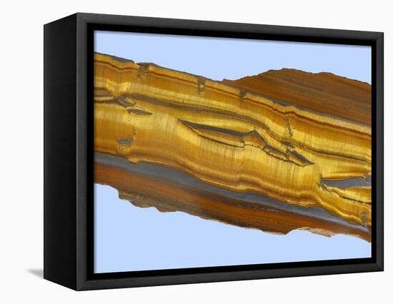 Tiger Eye Gemstone-Walter Geiersperger-Framed Stretched Canvas