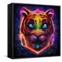 Tiger Glow-null-Framed Stretched Canvas