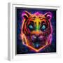 Tiger Glow-null-Framed Art Print