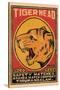 Tiger Head Safety Matches-null-Stretched Canvas