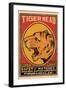 Tiger Head Safety Matches-null-Framed Art Print