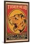 Tiger Head Safety Matches-null-Framed Art Print