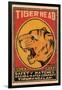 Tiger Head Safety Matches-null-Framed Art Print