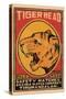 Tiger Head Safety Matches-null-Stretched Canvas