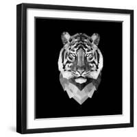 Tiger Head-Lisa Kroll-Framed Premium Giclee Print