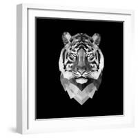 Tiger Head-Lisa Kroll-Framed Premium Giclee Print