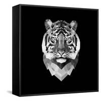 Tiger Head-Lisa Kroll-Framed Stretched Canvas