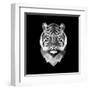 Tiger Head-Lisa Kroll-Framed Art Print