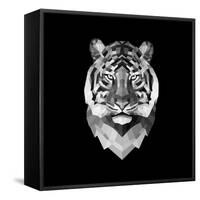 Tiger Head-Lisa Kroll-Framed Stretched Canvas