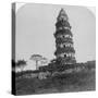 Tiger Hill Pagoda, the 'Leaning Tower, of Soo-Chow' (Suzho), China, 1900-Underwood & Underwood-Stretched Canvas