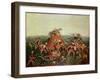 Tiger Hunt, 1892-Jean-baptiste Guiraud-Framed Giclee Print