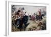 Tiger Hunt with Elephants, India, 19th Century-null-Framed Giclee Print