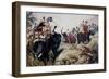 Tiger Hunt with Elephants, India, 19th Century-null-Framed Giclee Print