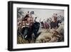 Tiger Hunt with Elephants, India, 19th Century-null-Framed Giclee Print