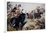 Tiger Hunt with Elephants, India, 19th Century-null-Framed Giclee Print