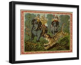 Tiger Hunt-null-Framed Giclee Print