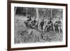 Tiger Hunters, Tonkin, Vietnam, 20th Century-null-Framed Giclee Print