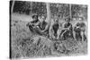 Tiger Hunters, Tonkin, Vietnam, 20th Century-null-Stretched Canvas