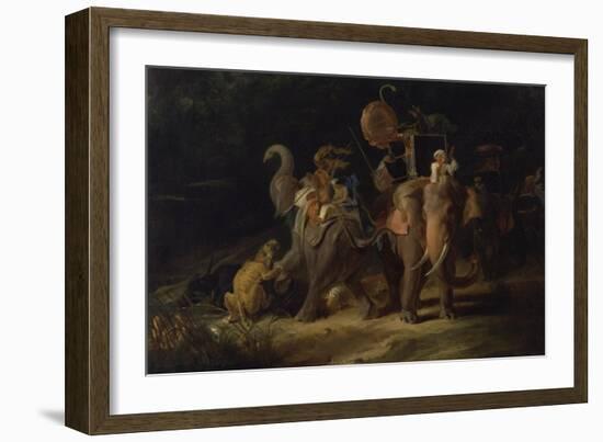 Tiger Hunting in the East Indies, 1798-Thomas Daniell-Framed Giclee Print