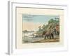 Tiger Hunting on an Indian River-null-Framed Giclee Print