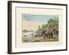 Tiger Hunting on an Indian River-null-Framed Giclee Print