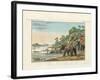 Tiger Hunting on an Indian River-null-Framed Giclee Print